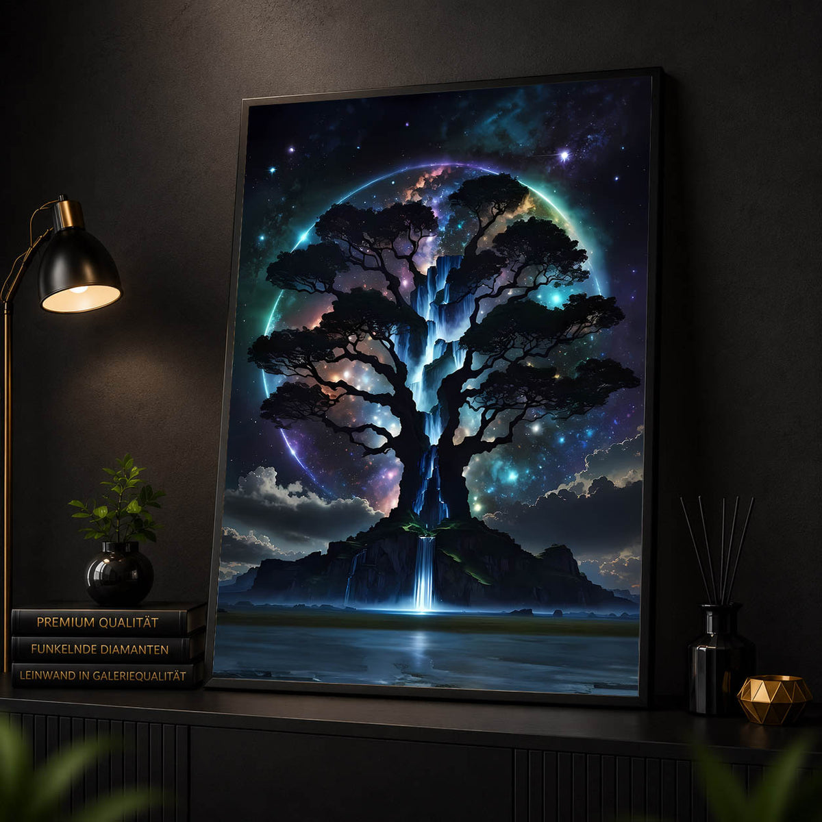 Diamond Painting - Baum des Kosmos