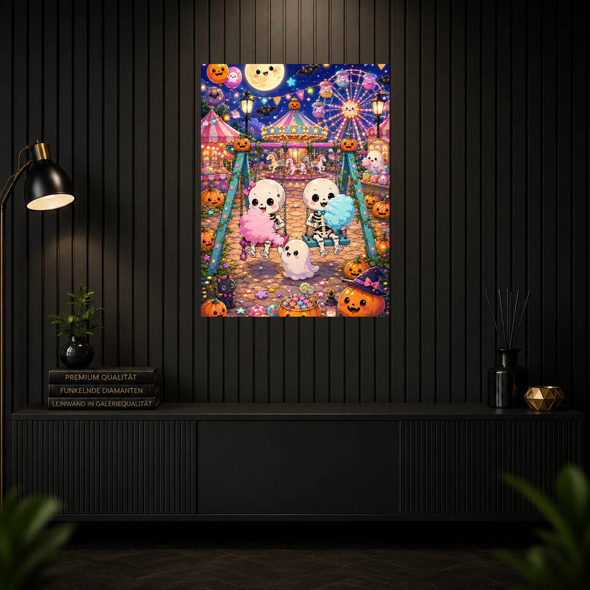 Diamond Painting - Zuckerwatte & Knochen