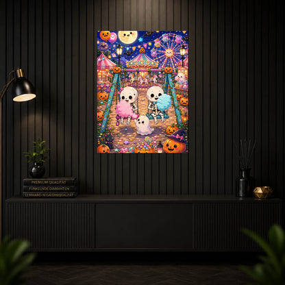 Diamond Painting - Zuckerwatte & Knochen