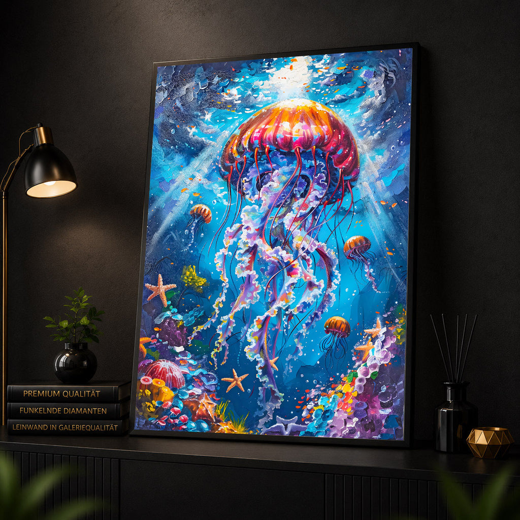 Diamond Painting - Quallentanz