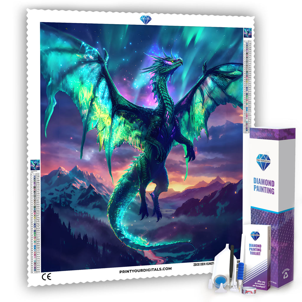 Diamond Painting - Aurora-Drache