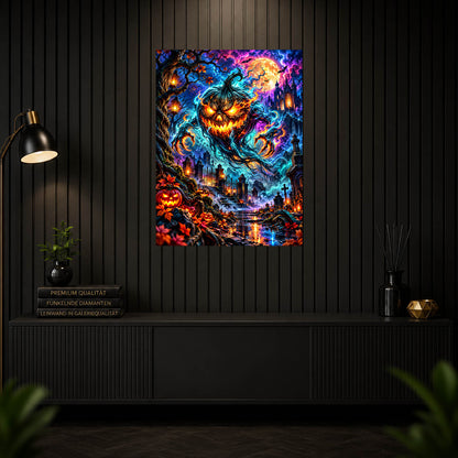 Diamond Painting - Albtraum der Kürbisnacht