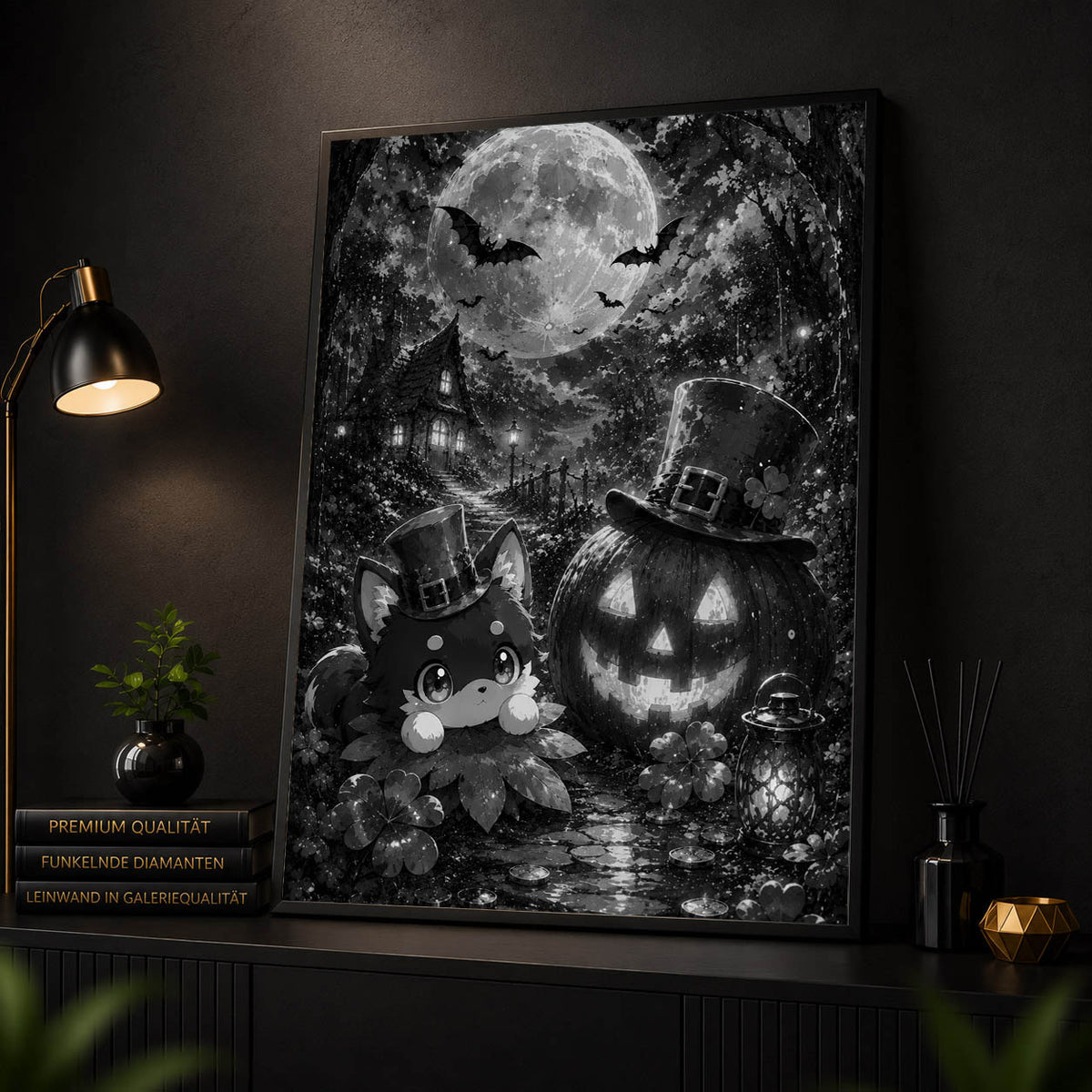 Mystery Painting – Grünes Halloween