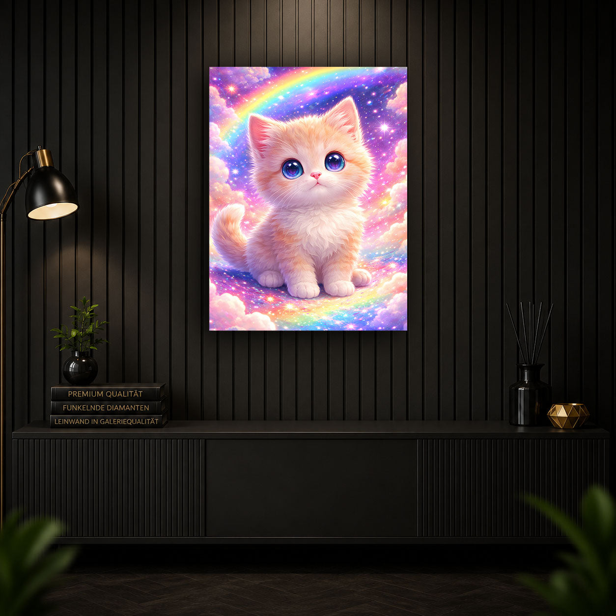 Diamond Painting – Regenbogenkätzchen