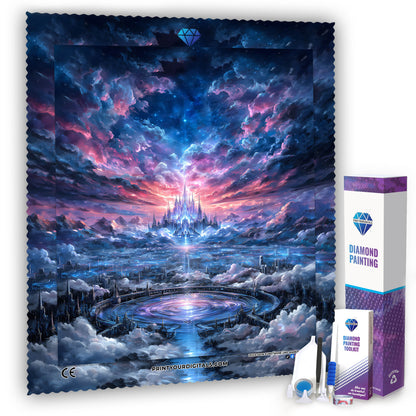 Diamond Painting - Himmelsstadt