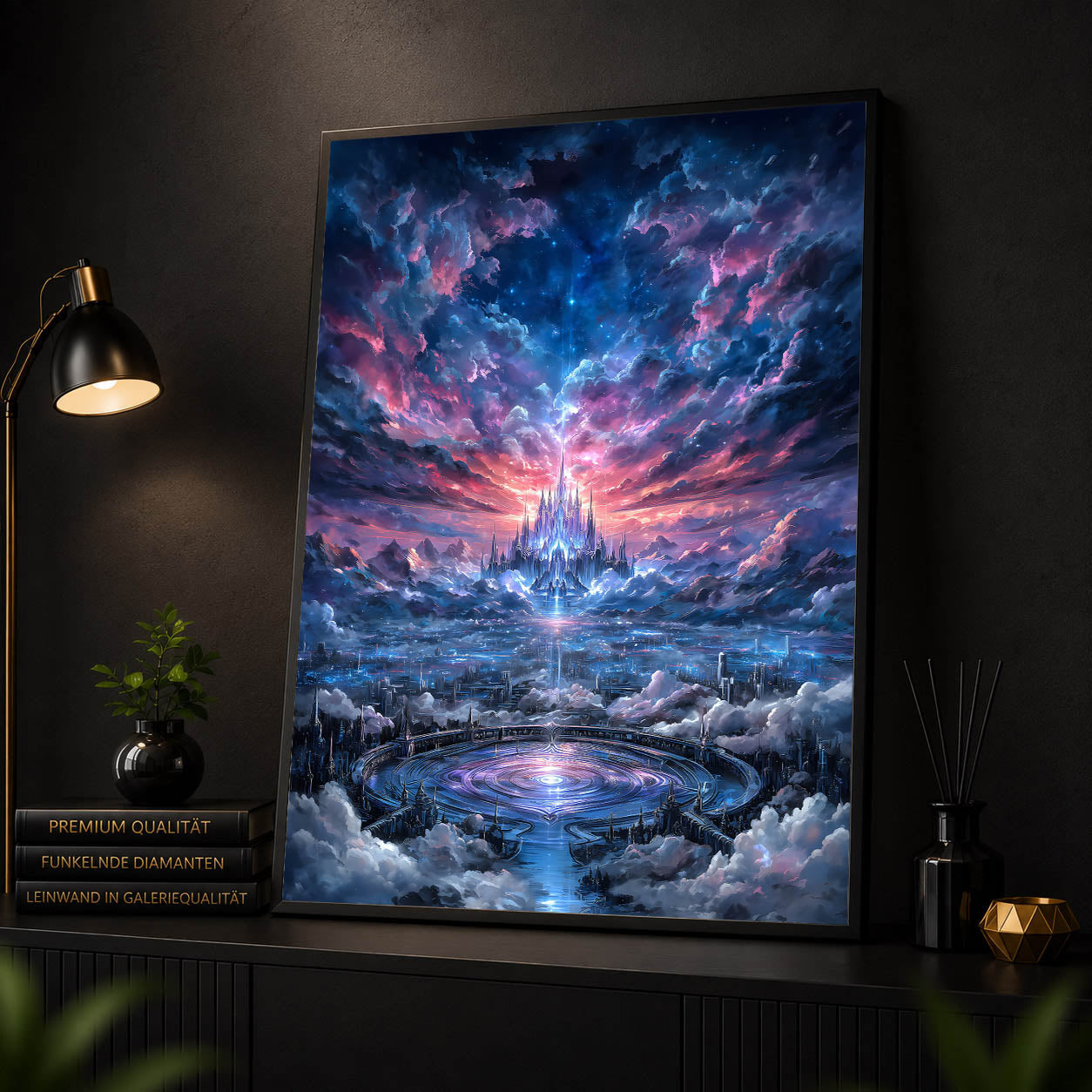 Diamond Painting - Himmelsstadt