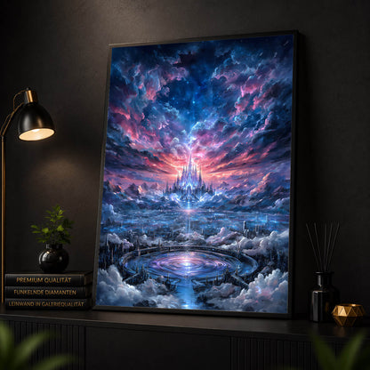 Diamond Painting - Himmelsstadt