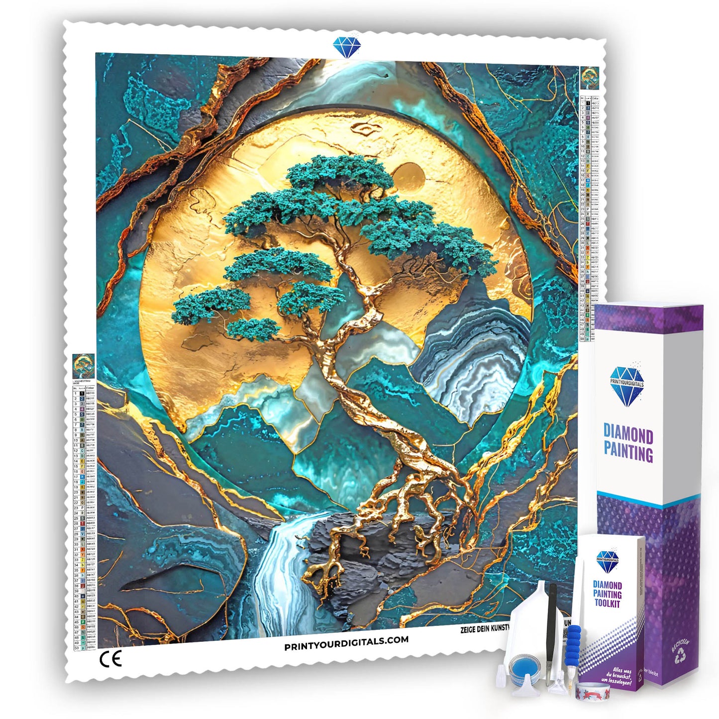 Diamond Painting - Erde, Wasser & Licht
