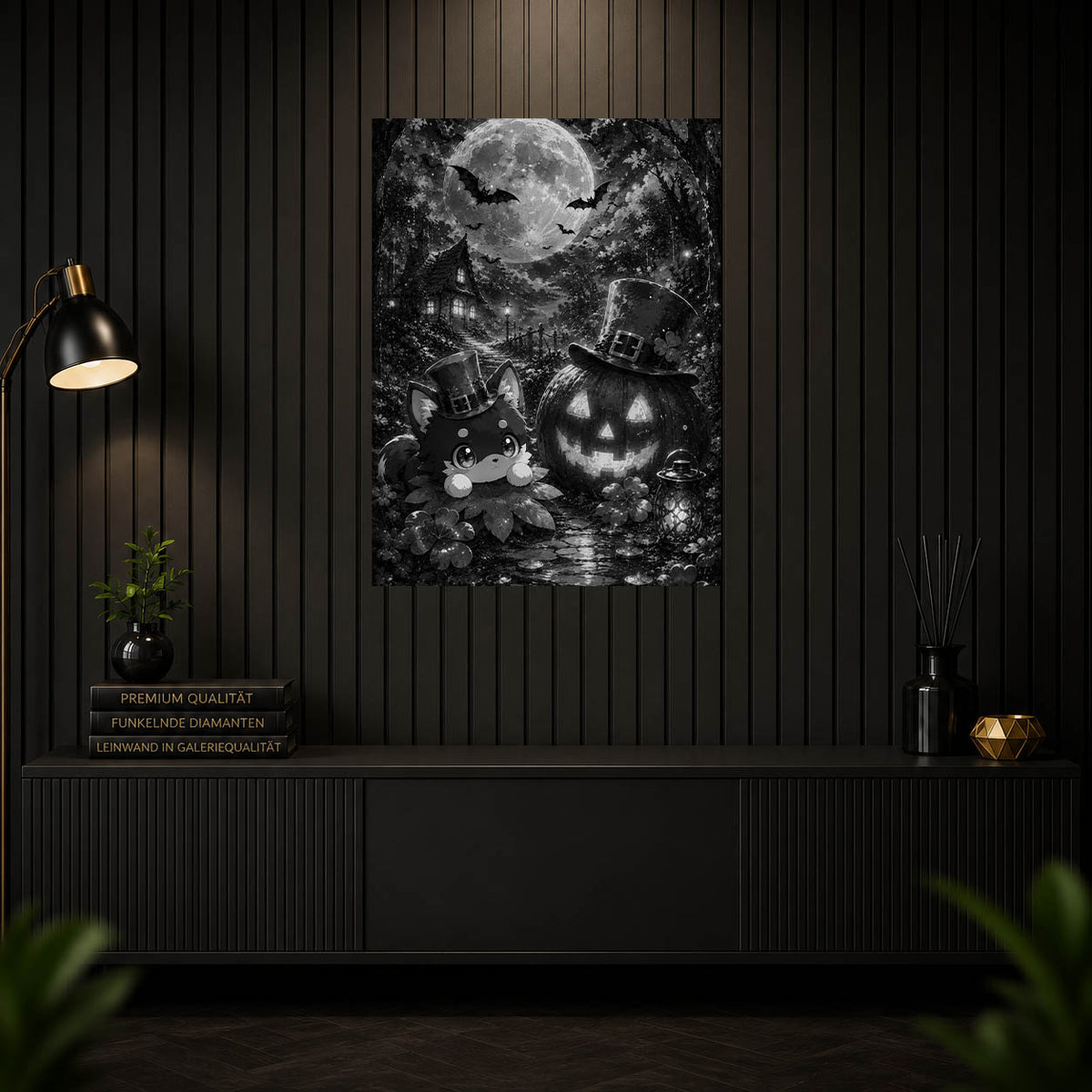 Mystery Painting – Grünes Halloween