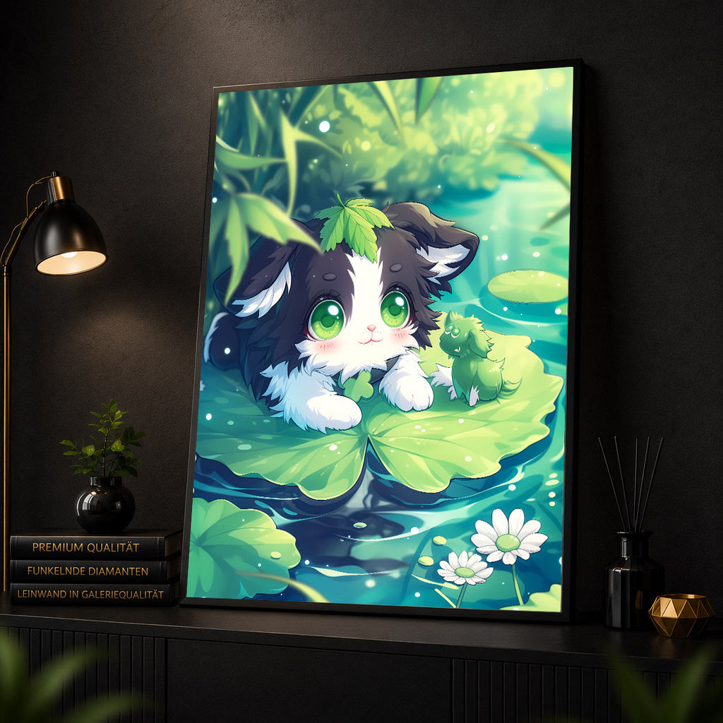 Diamond Painting - Teichkatze