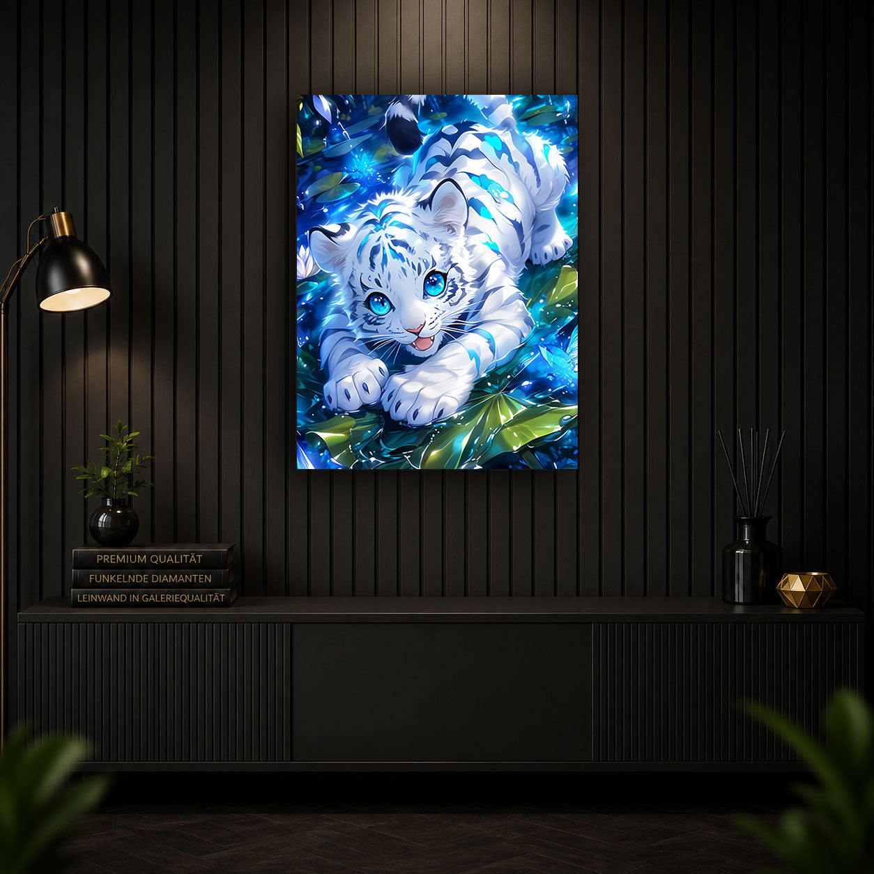 Diamond Painting - Kleiner Streifenzauber