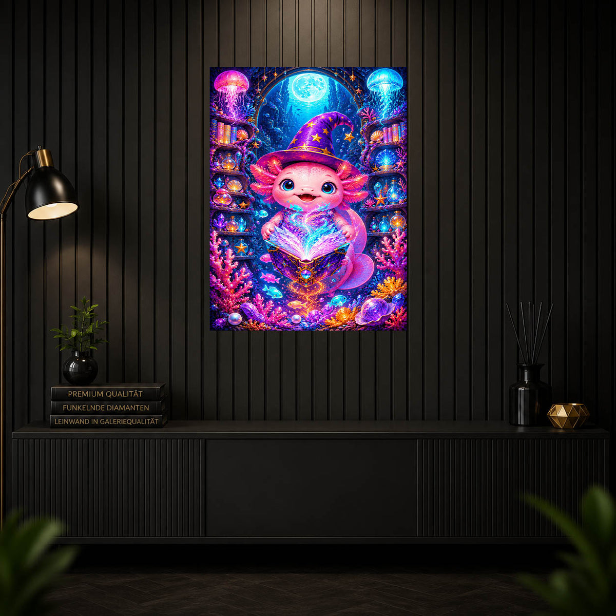 Diamond Painting - Axolotl Zauberer