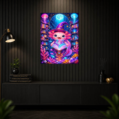 Diamond Painting - Axolotl Zauberer