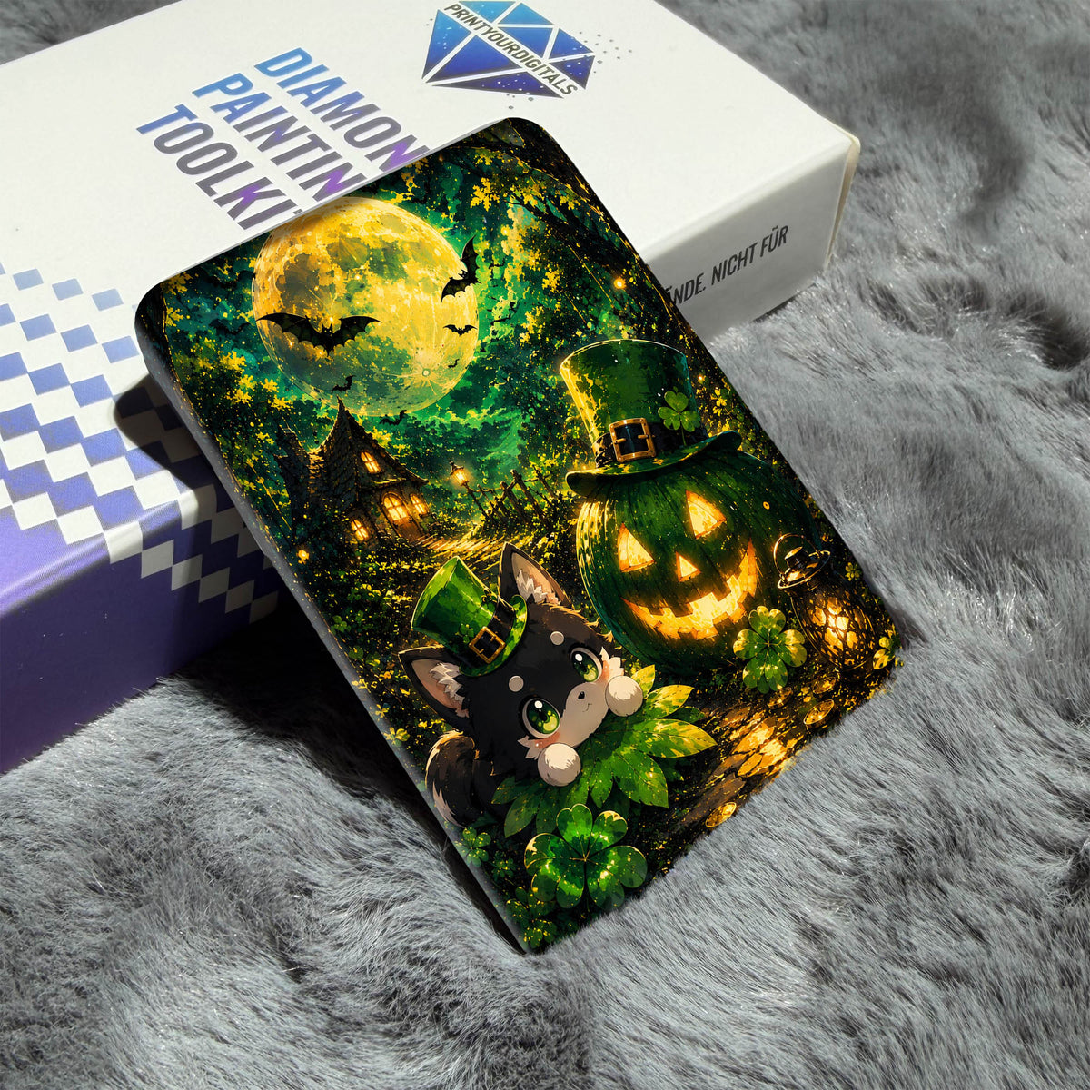 Cover Minder – Grünes Halloween