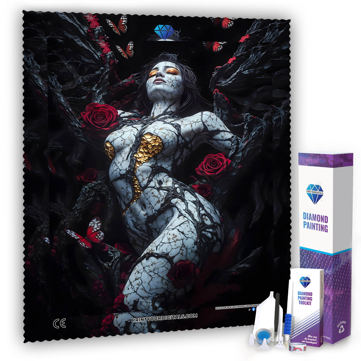 Diamond Painting - Rosenkönigin Nyx