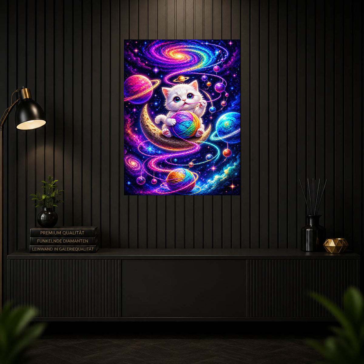 Diamond Painting - Weltraumkatze Nyla