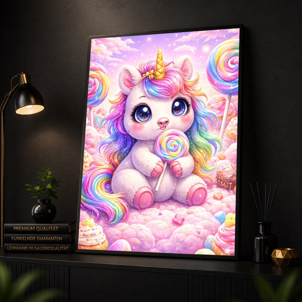 Diamond Painting - Zuckereinhorn