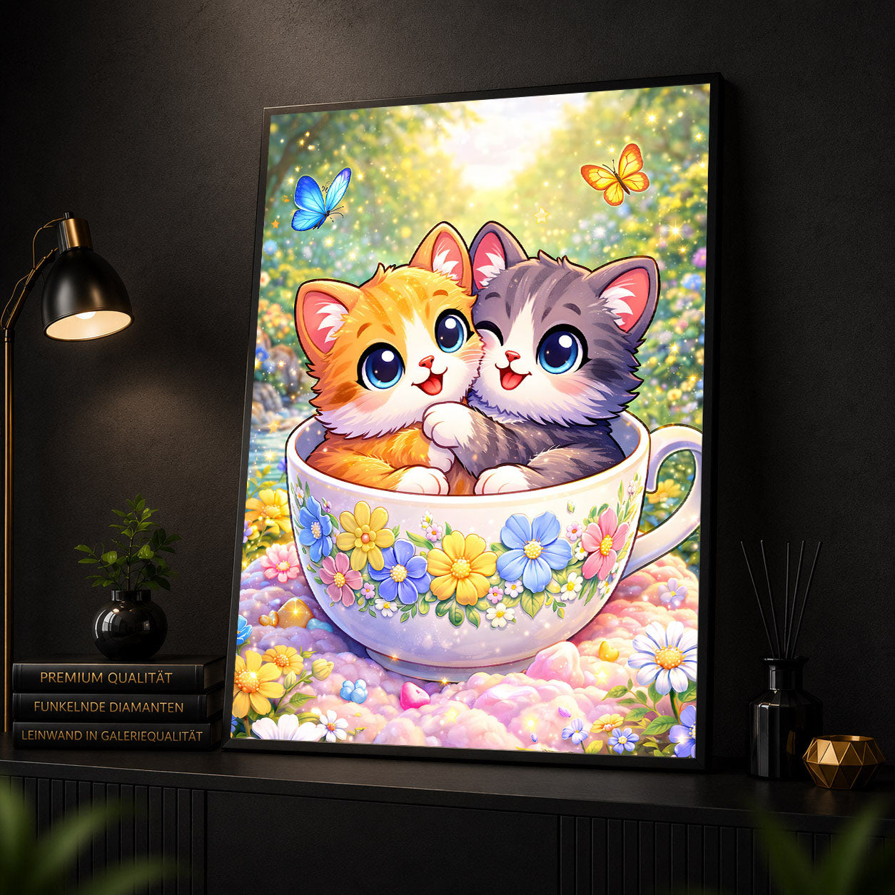 Diamond Painting - Katzenbuddies