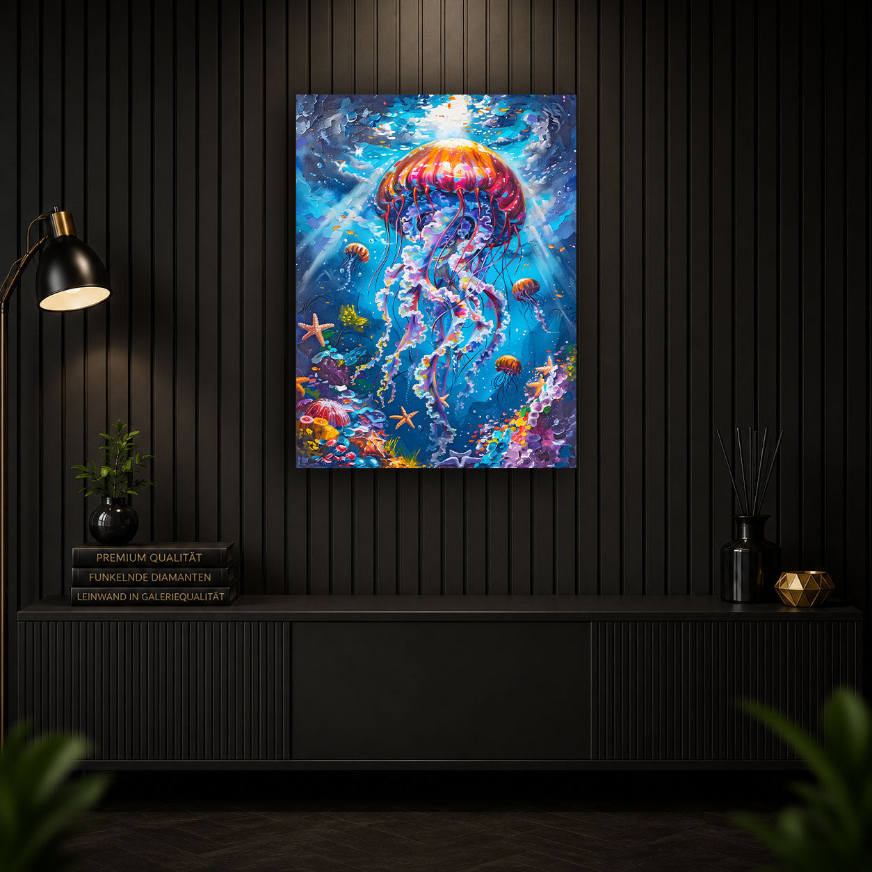 Diamond Painting - Quallentanz