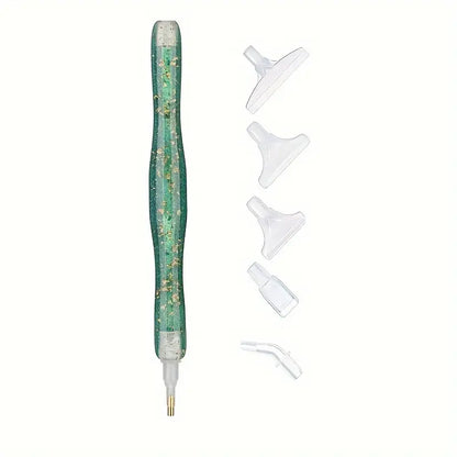 Diamond Painting Stift aus Harz – inkl. 6 Ersatzspitzen