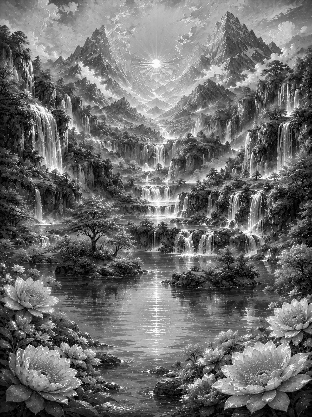 Mystery Painting - Mystisches Paradies
