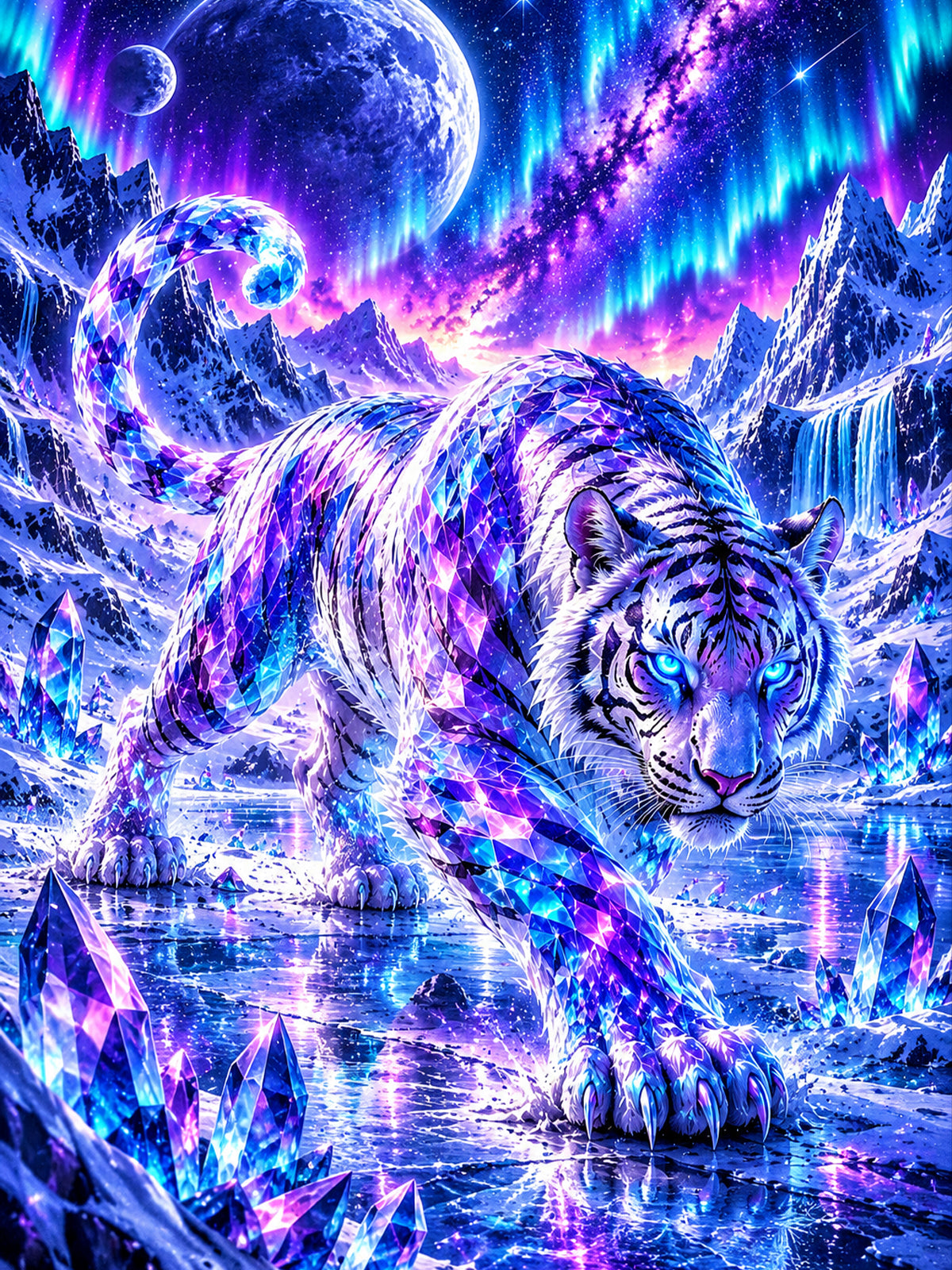 Diamond Painting - Kristalltiger
