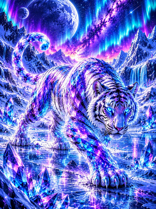 Diamond Painting - Kristalltiger