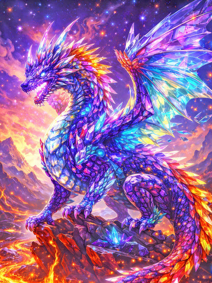 Diamond Painting – Der Kristallphönixdrache