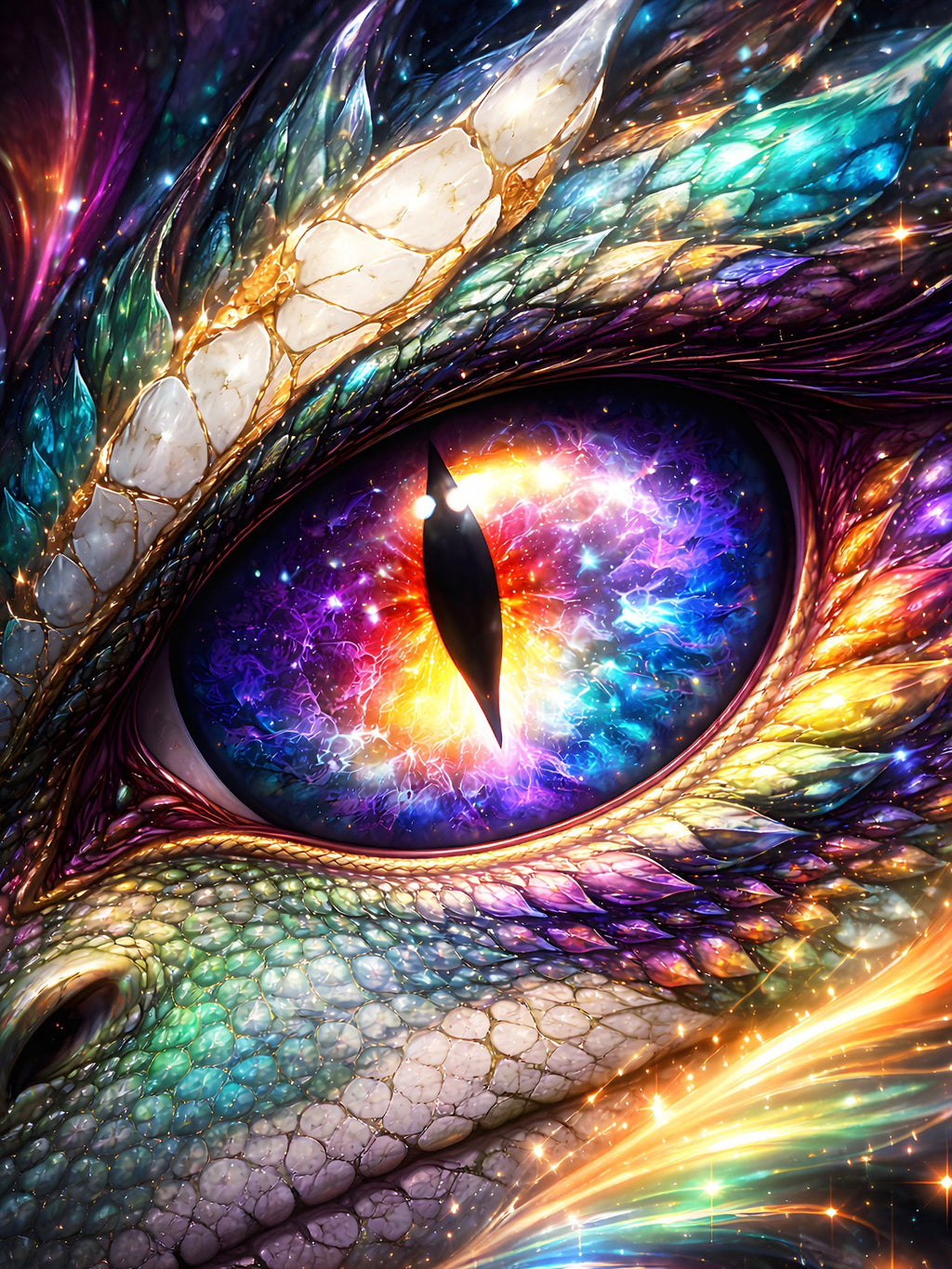 Diamond Painting - Auge des Sternendrachen