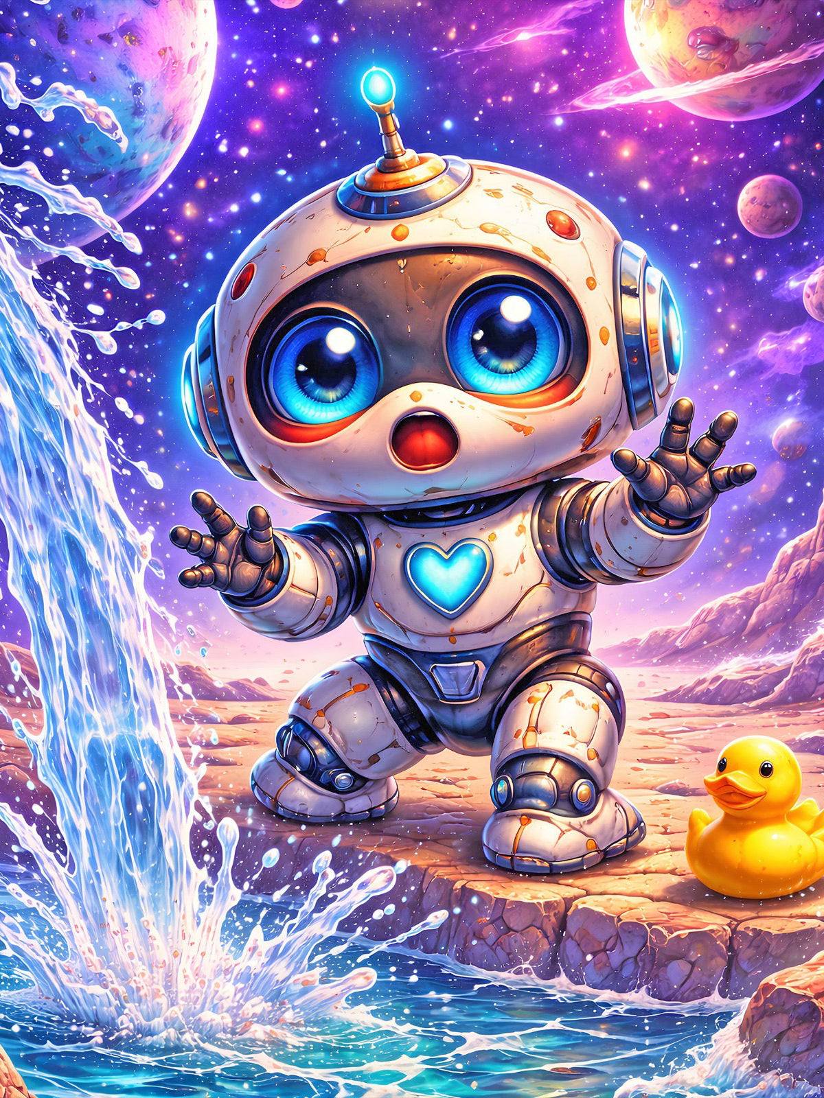 Diamond Painting – Der kleine Sternenreisende