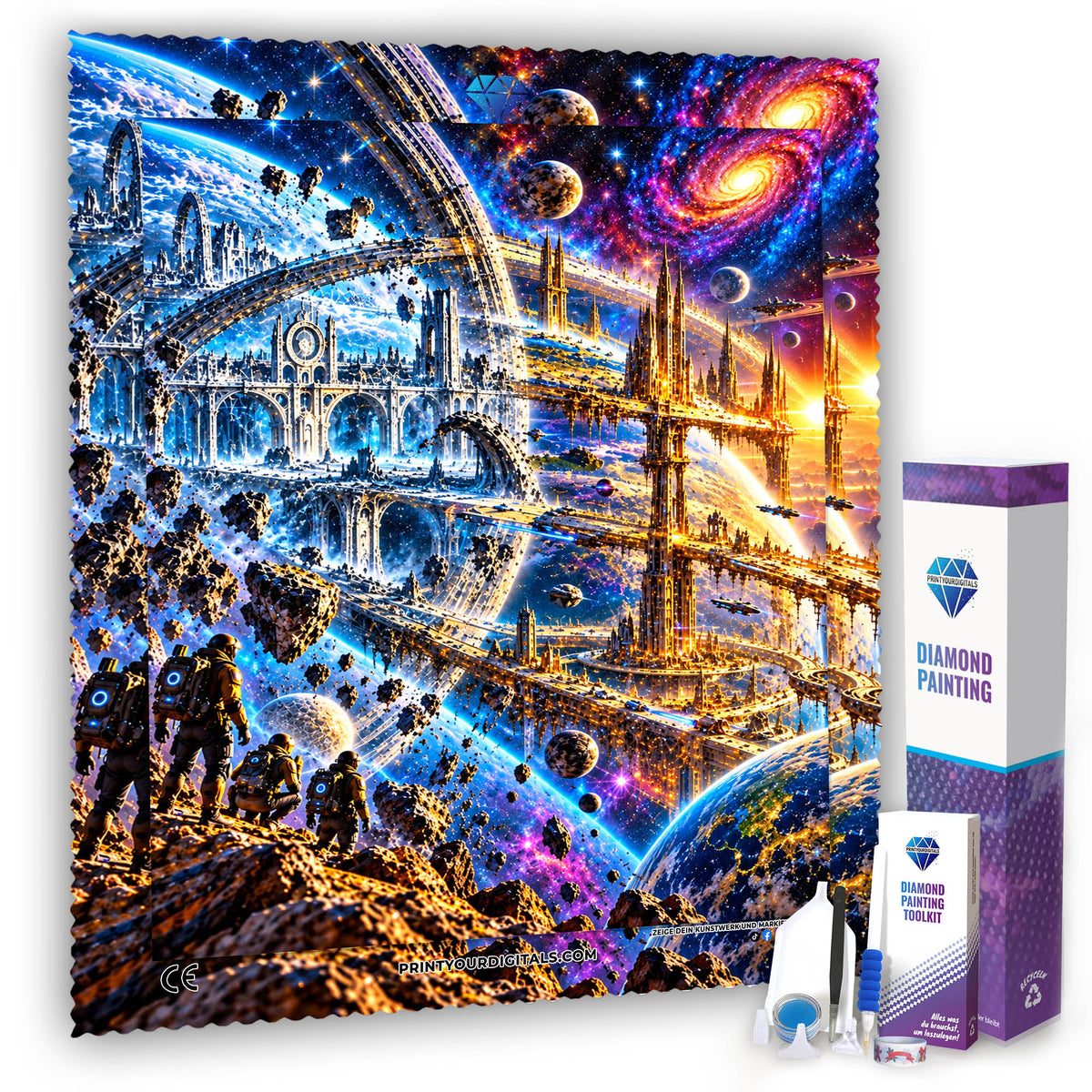 Diamond Painting - Kathedrale der Sterne