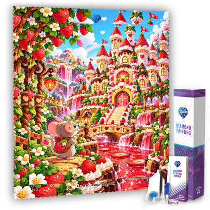 Diamond Painting - Erdbeerzauber