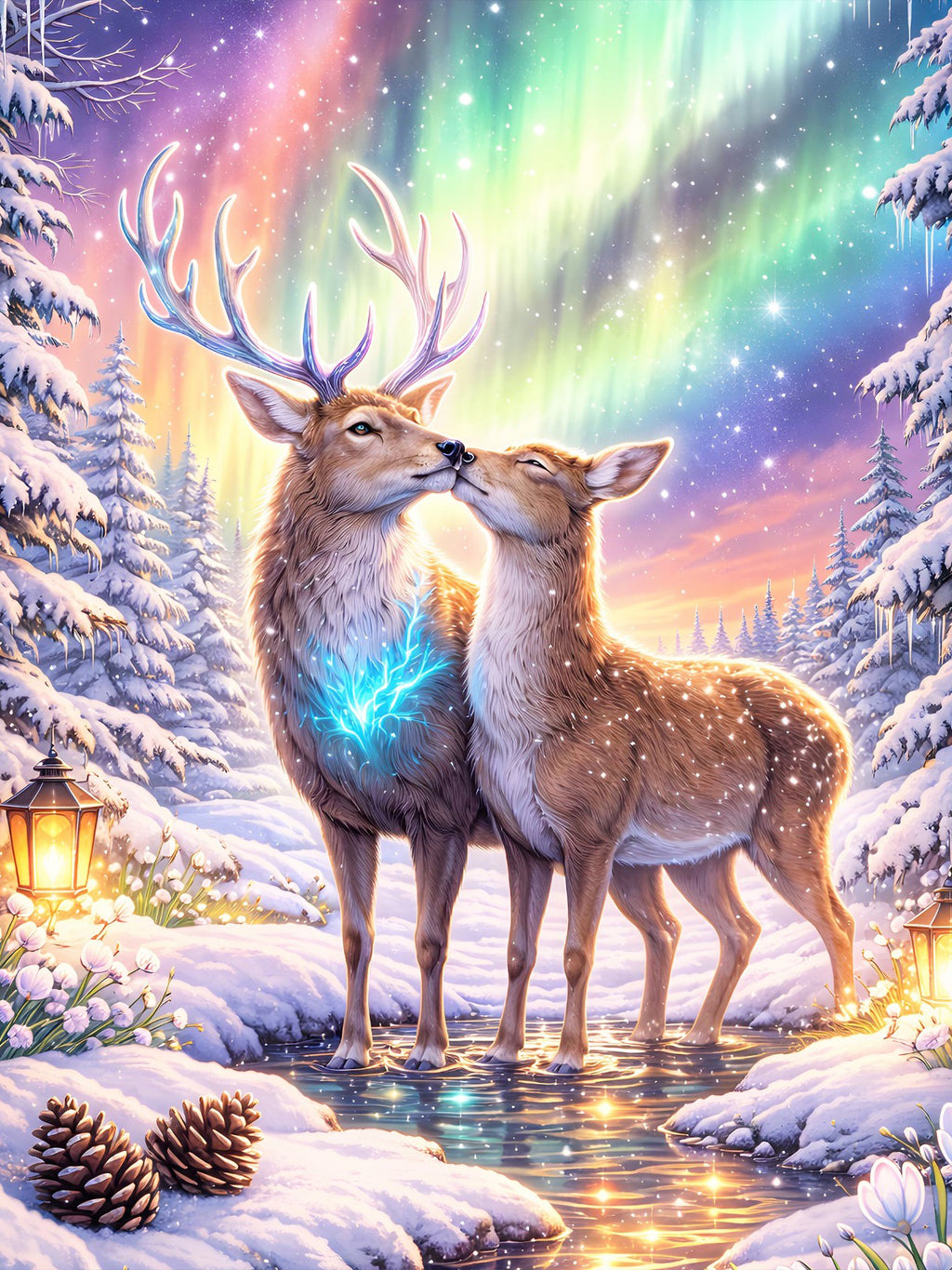 Diamond Painting – Polarlicht der Ewigkeit