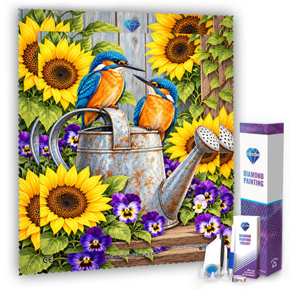 Diamond Painting - Sonnenblumengarten