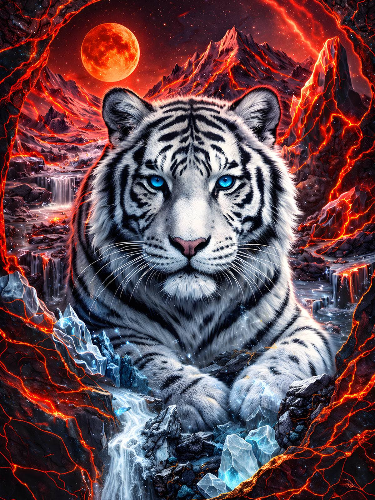 Diamond Painting - Inferno Tiger