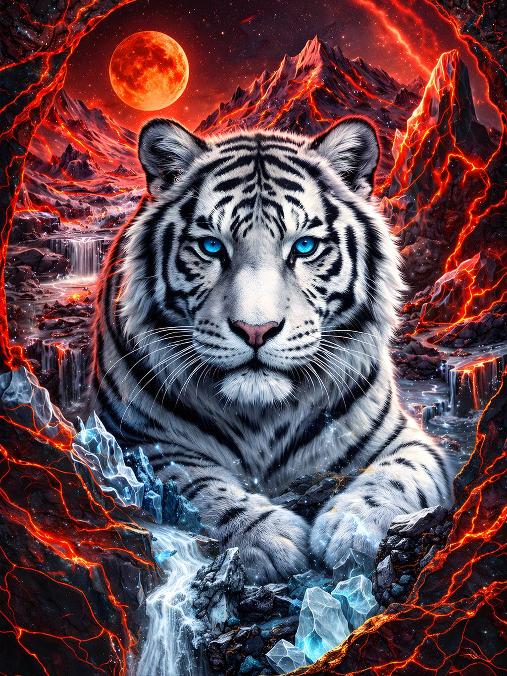 Diamond Painting - Inferno Tiger