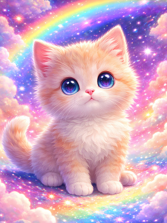 Diamond Painting – Regenbogenkätzchen