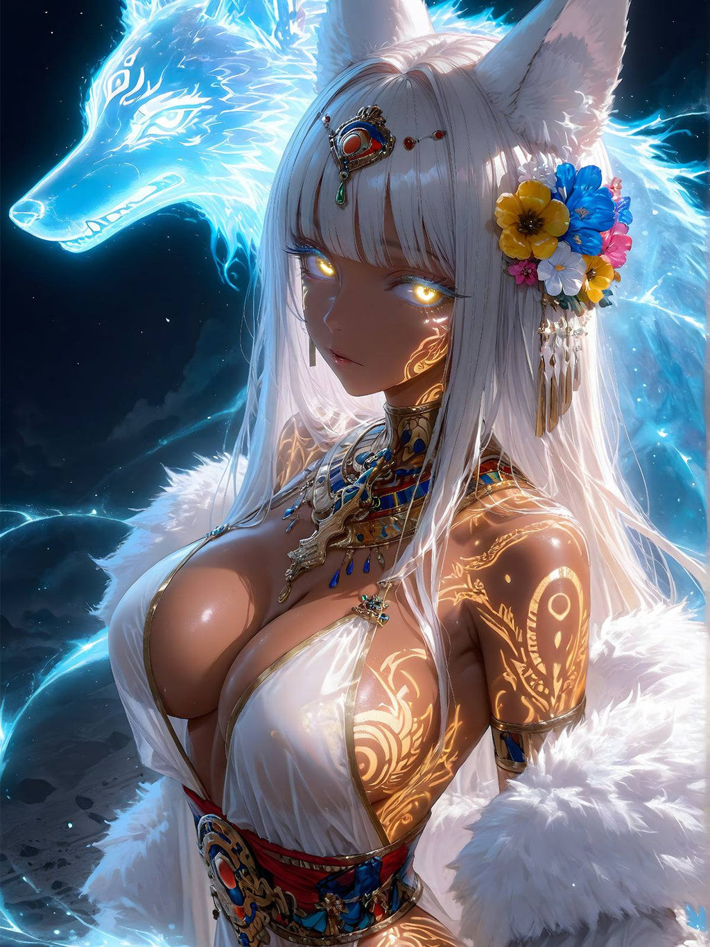 Diamond Painting - Fuchsgeist Priesterin