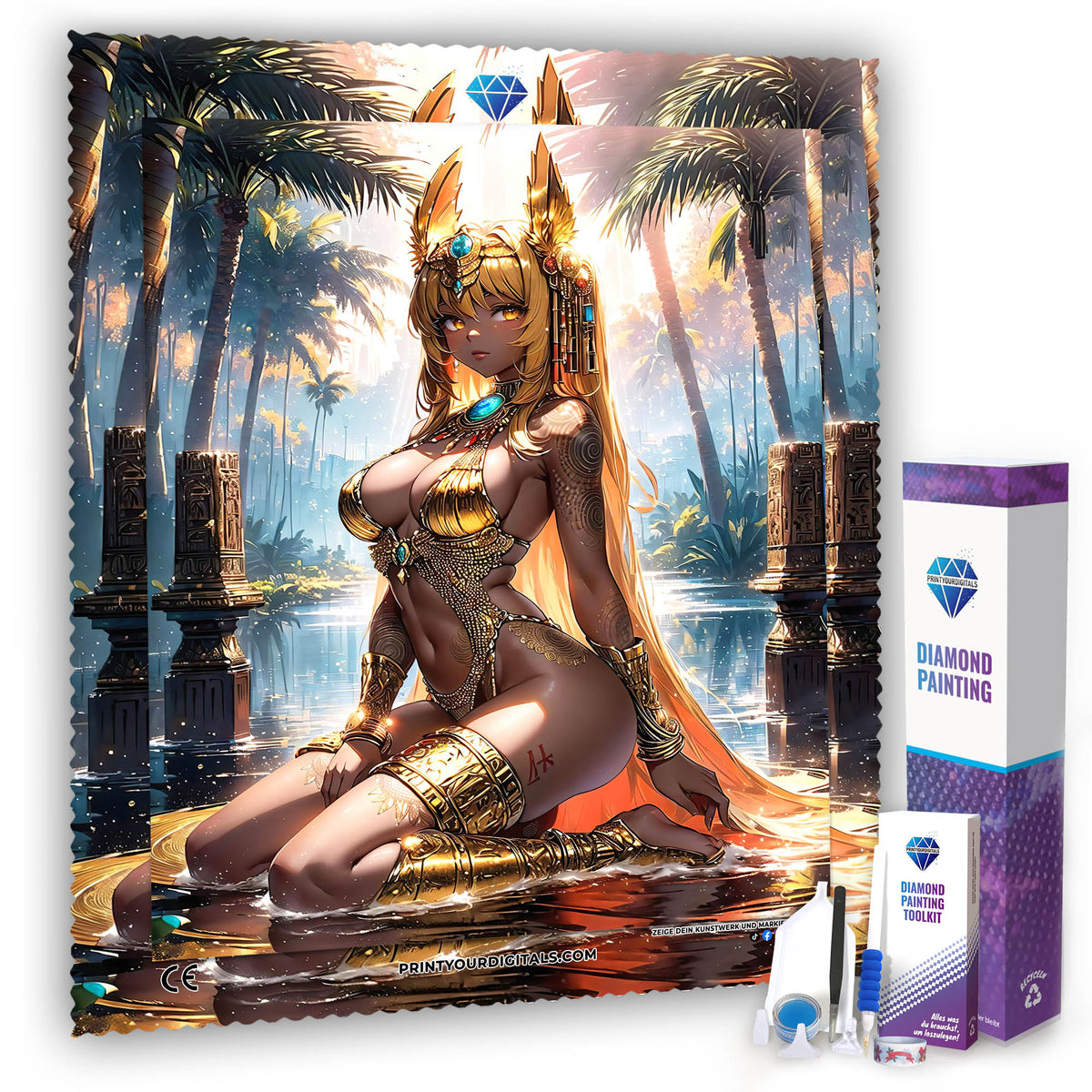 Diamond Painting - Göttin des Nils