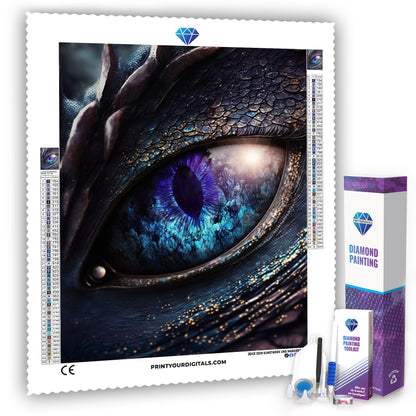 Diamond Painting - Magisches Drachenauge