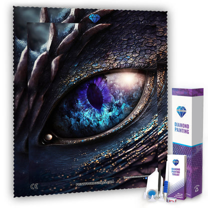 Diamond Painting - Magisches Drachenauge