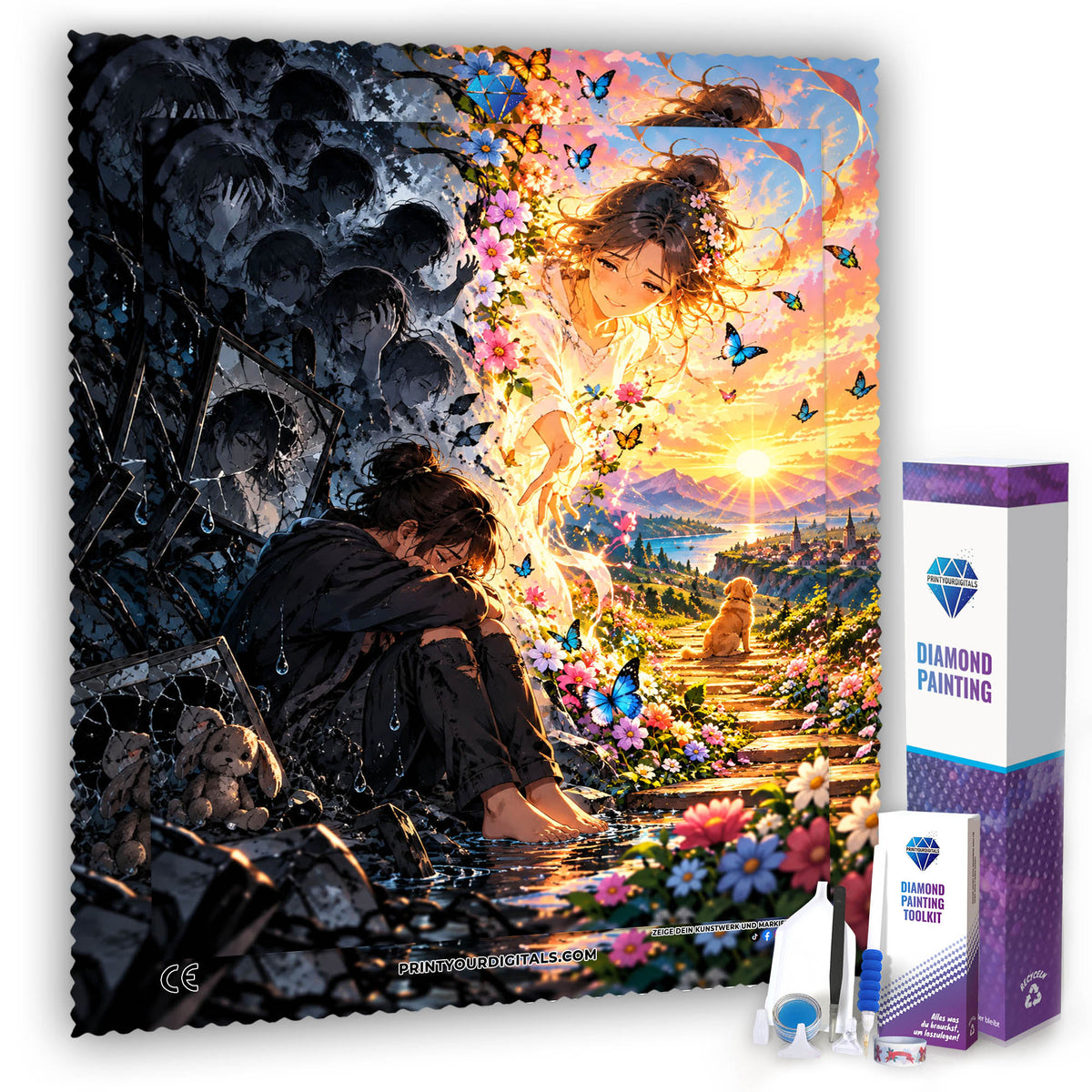 Diamond Painting - Allein