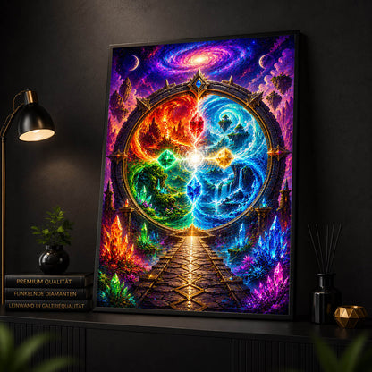 Diamond Painting - Portal der Elemente