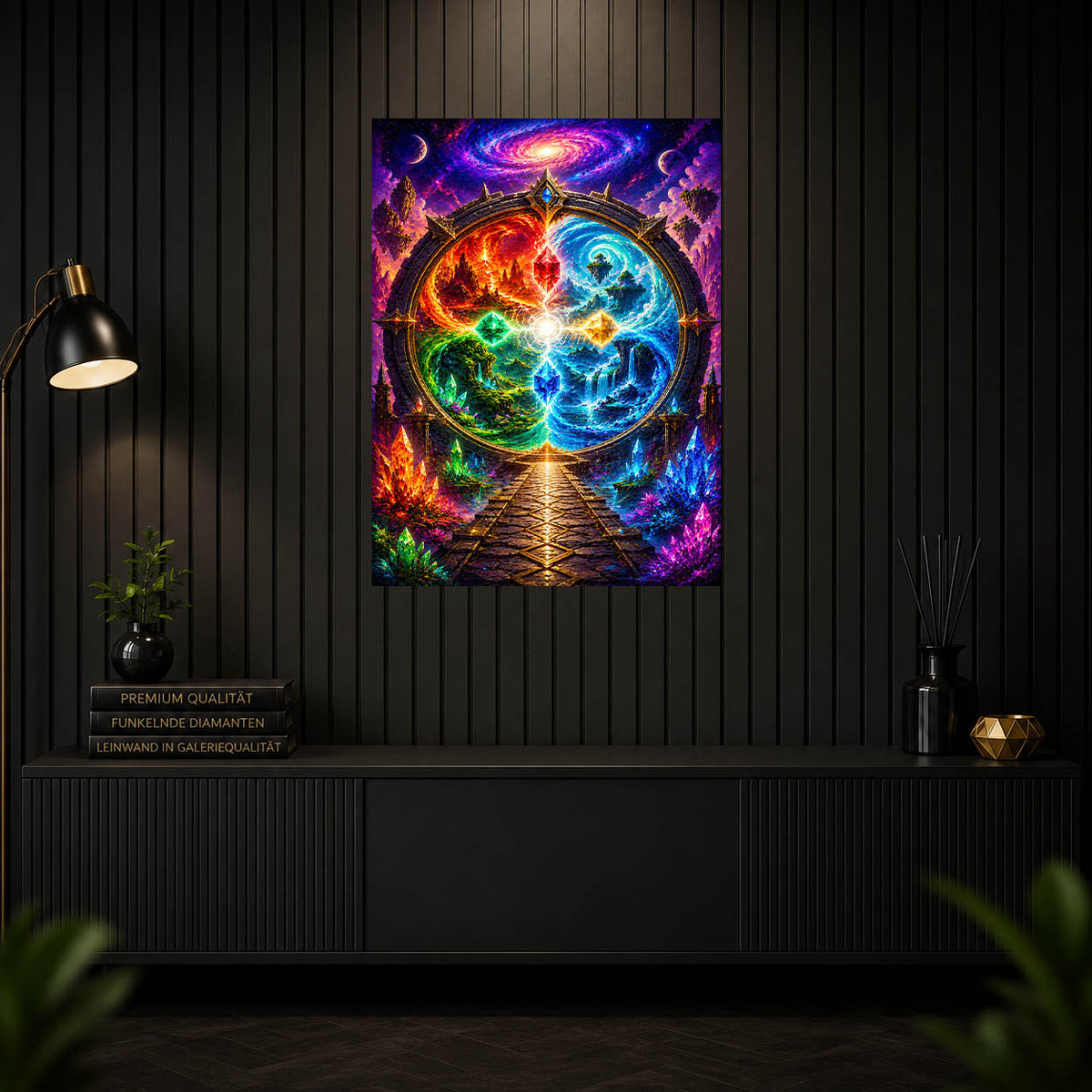 Diamond Painting - Portal der Elemente