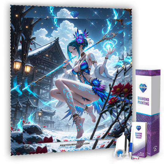 Diamond Painting - Wintermagierin