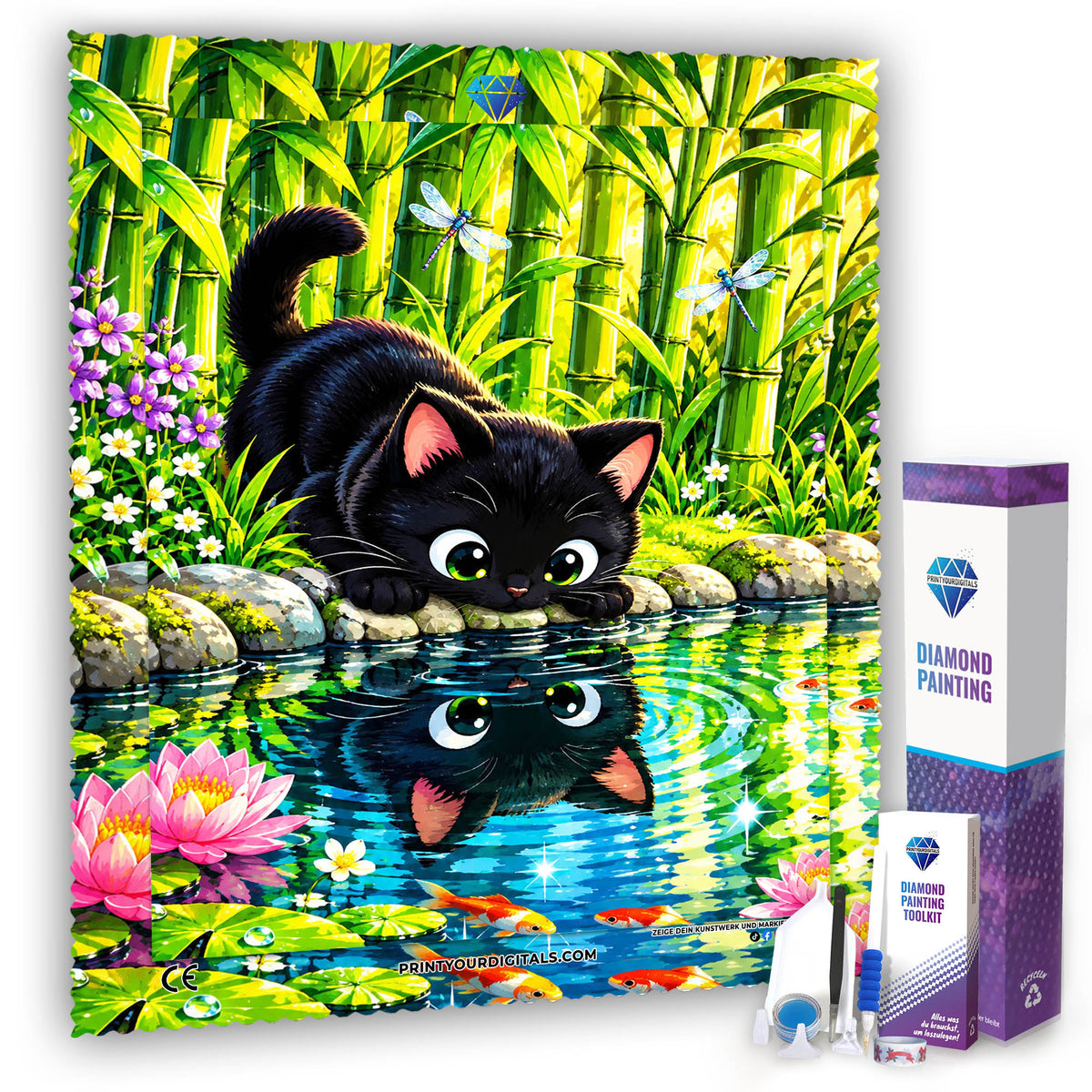 Diamond Painting - Teichentdecker Mauri
