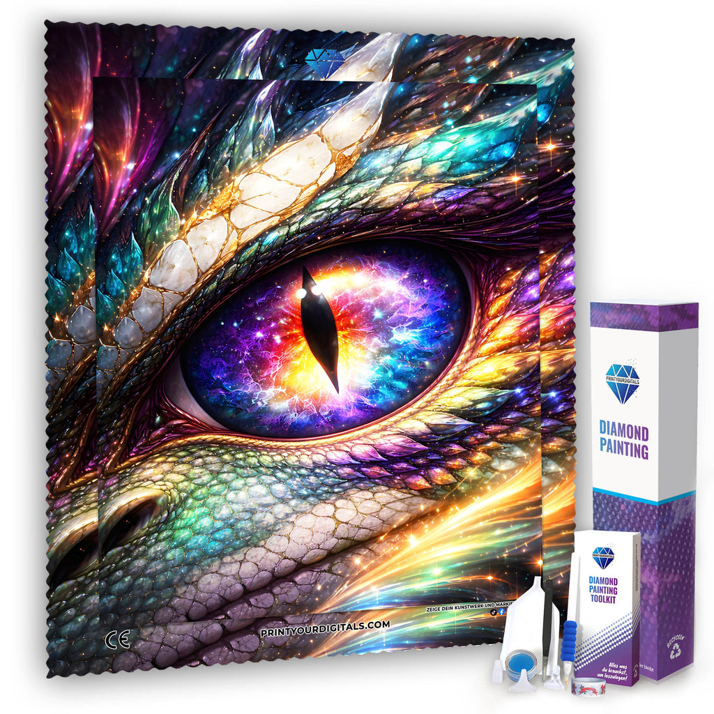 Diamond Painting - Auge des Sternendrachen