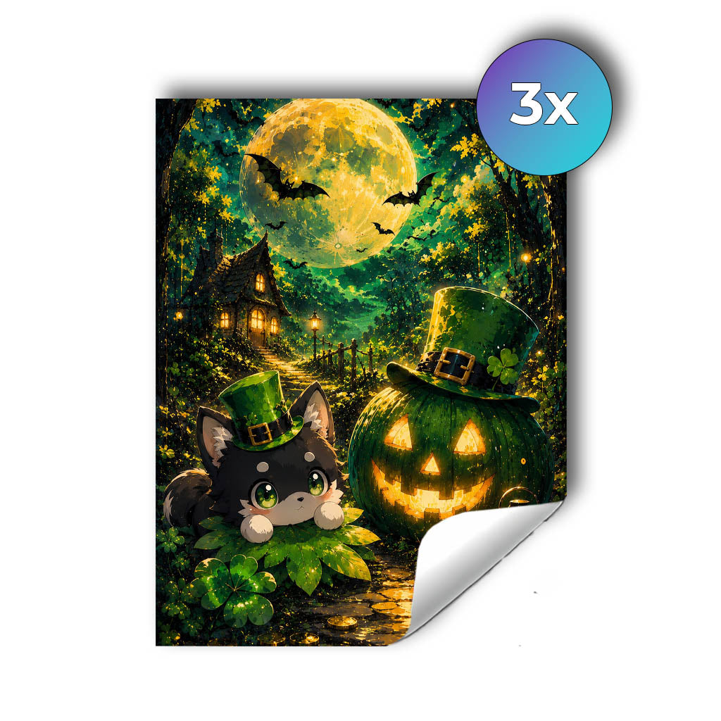 Sticker – Grünes Halloween