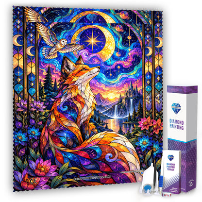 Diamond Painting - Fuchs der Himmelswelten