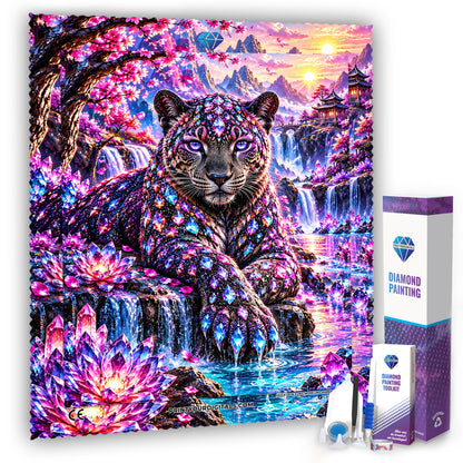 Diamond Painting - Juwelenwächter des Blütenreichs